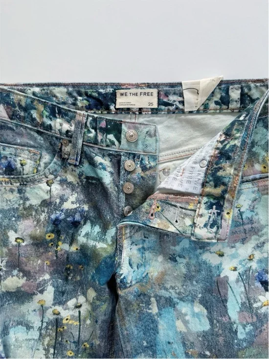 Free People We The Free Tennessee Low-Rise Illusions Jeans | 25 NWT - Picture 8 of 13